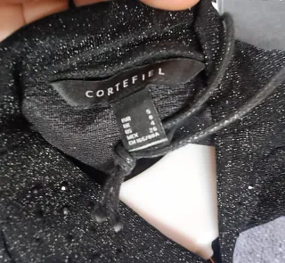 Vestido Cortefiel Negro Mujer