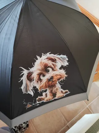 Paraguas automático grande perrito