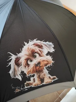 Paraguas automático grande perrito