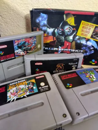 Lote Super Nintendo SNES PAL + Killer Instinct