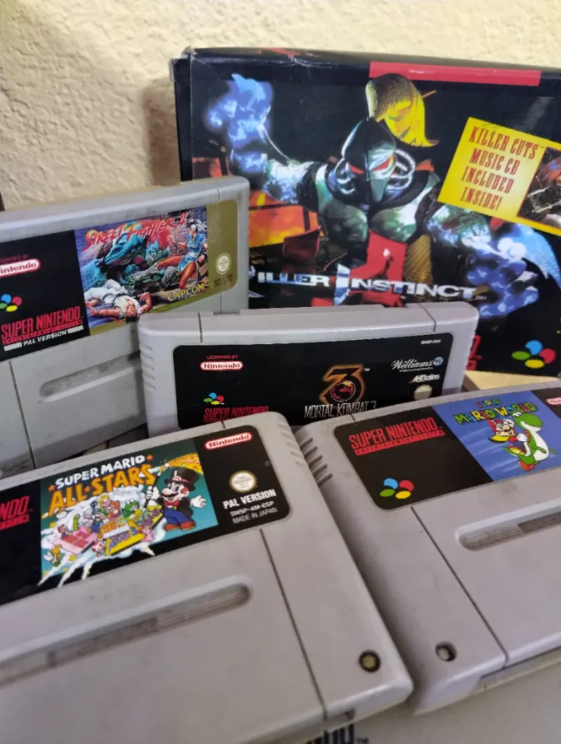 Lote Super Nintendo SNES PAL + Killer Instinct afbeelding 5