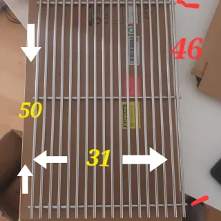 Parrilla barbacoa metal plateada