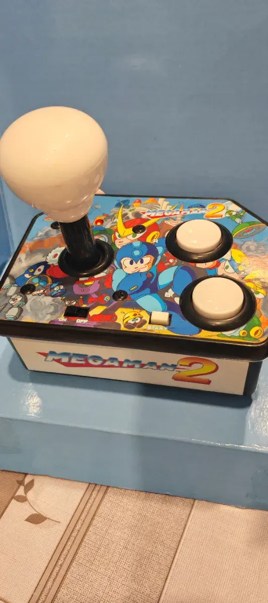 Mega Man 2 RCA TV Conexión y Pilas
