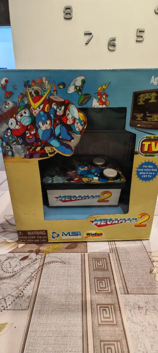 Mega Man 2 RCA TV Conexión y Pilas afbeelding 2