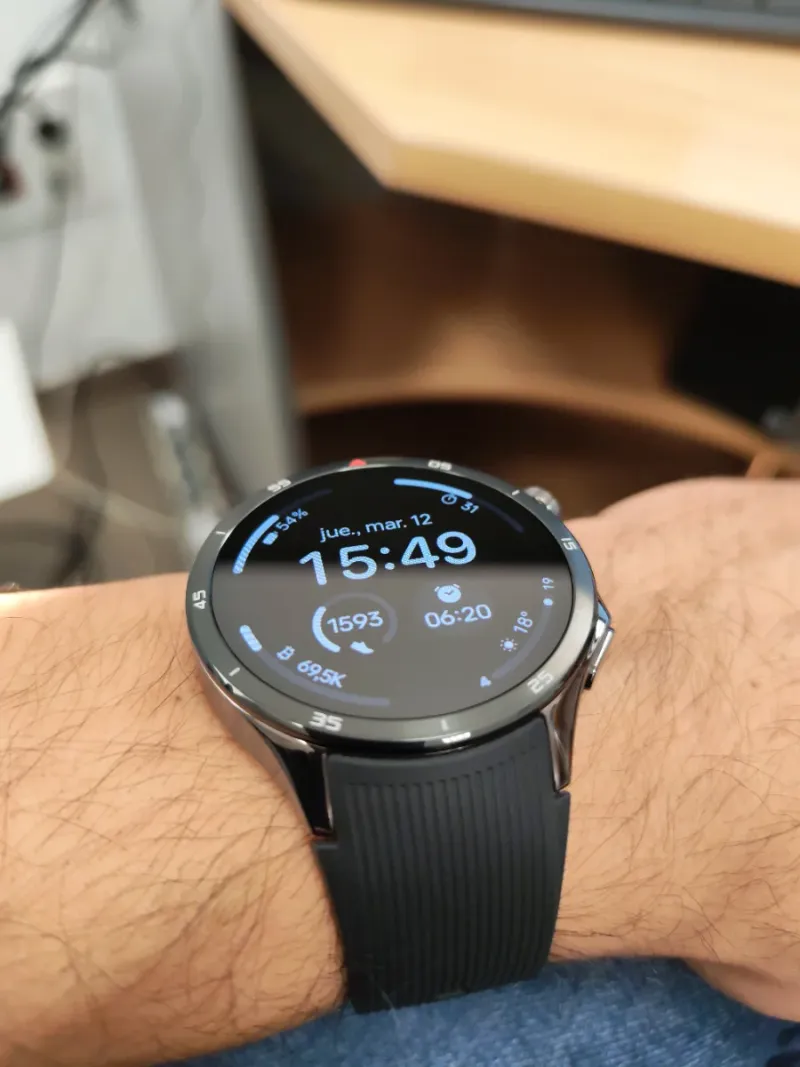 OnePlus Watch 3 46mm Obsidian Titanium afbeelding 3
