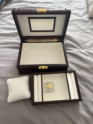 Joyero Marrón y Dorado