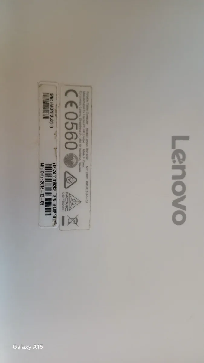 Tablet Lenovo  Blanca afbeelding 5