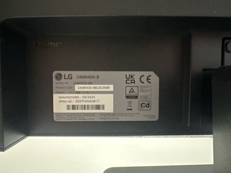 Monitor LG 24” Pulgadas afbeelding 3