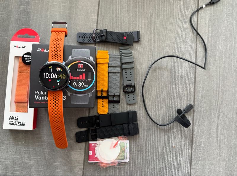 Polar Vantage V3 Smartwatch Negro y Naranja