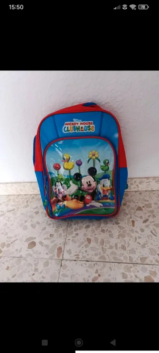 Mochila Infantil Disney Mickey Mouse Clubhouse