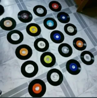 Lote 20 discos vinilo para decoración