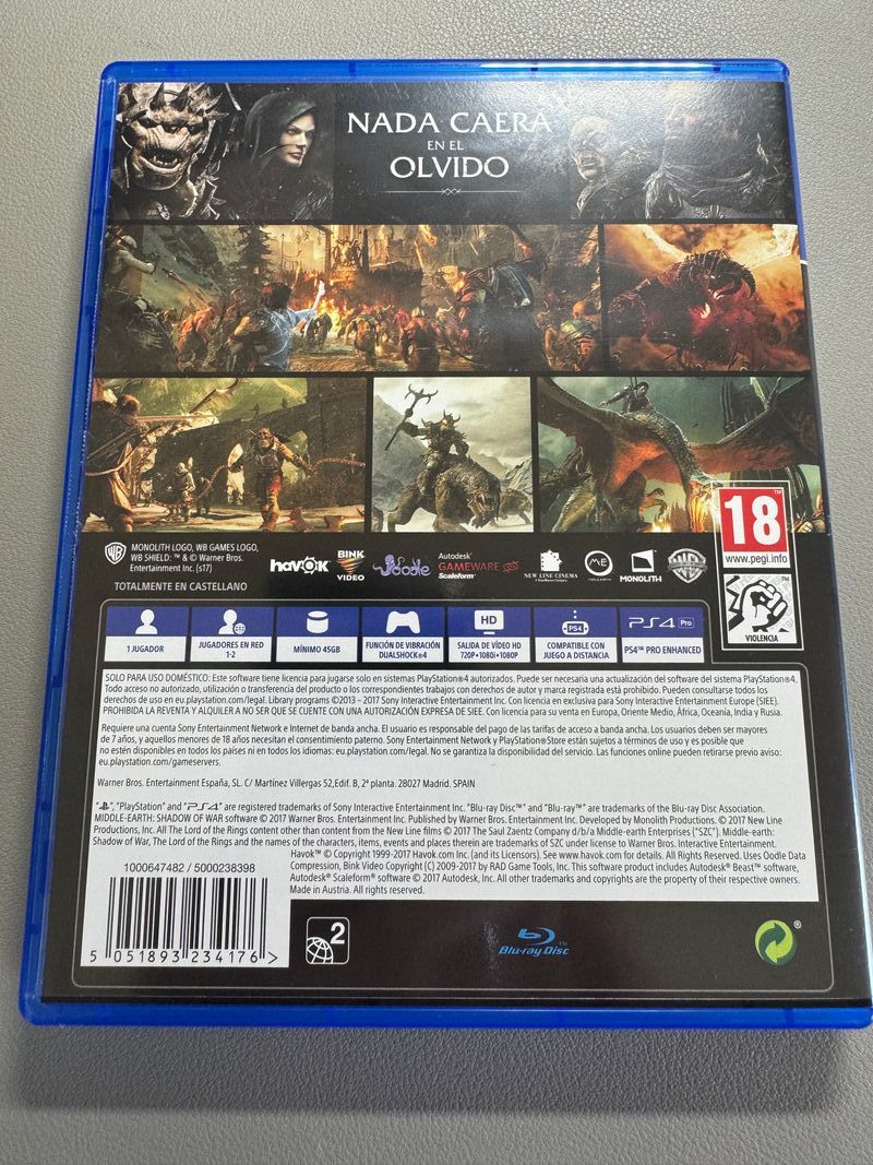 La Tierra Media: Sombras de Guerra PS4 afbeelding 2