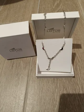 Collar LOTUS Style Luna Plata