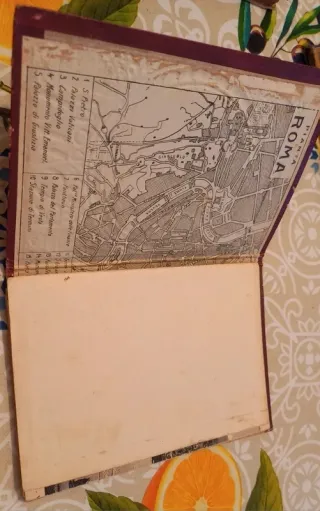 Ricordo di Roma 1a Parte 32 Vedute e Mappa Epoca