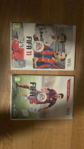 Juegos Wii FIFA 15 y FIFA 11