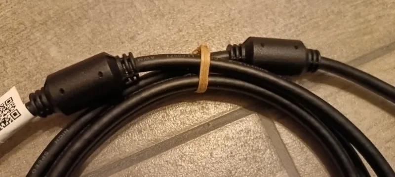 2 cables HDMI 4K de 1.5m con ferrita afbeelding 2