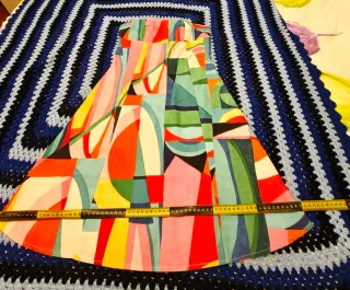 Vestido strapless RemembeR? Art Decó Geométrico. M