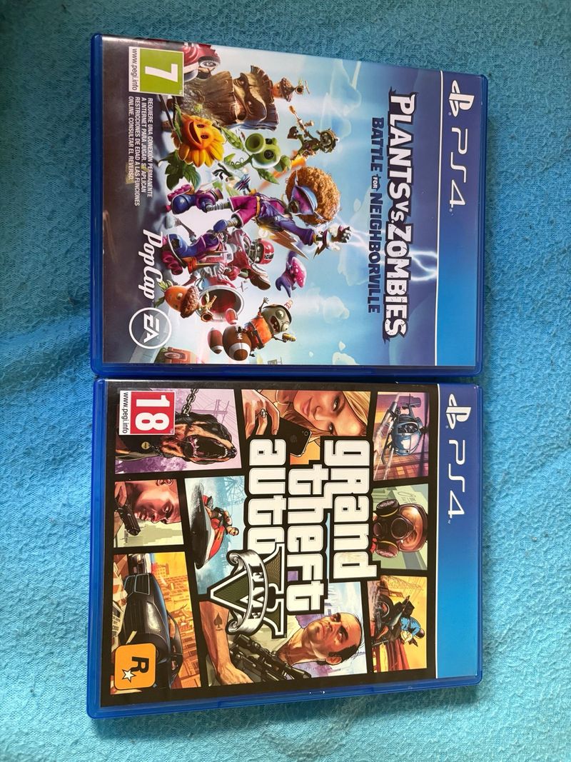 PS4 Juegos: Plants vs Zombies y GTA V