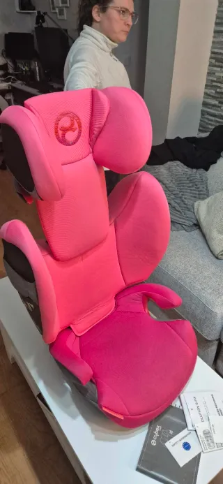 Silla coche Cybex Gold rosa