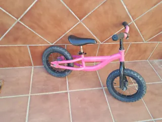 Bicicleta sin pedales rosa para niñ@