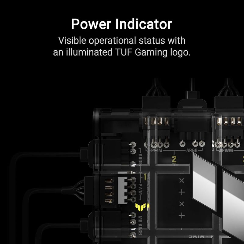 ASUS TUF Gaming Hub PWM ARGB 6 ventiladores afbeelding 4