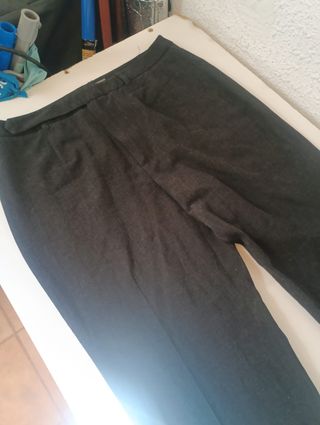 Pantalón de traje Zara gris mujer