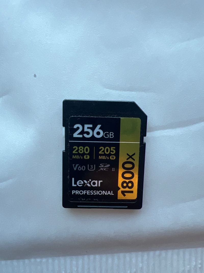 Tarjeta Lexar Pro 256GB 1800x
