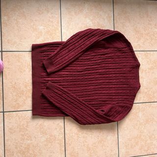 Maglione Cotone & Seta Rosso