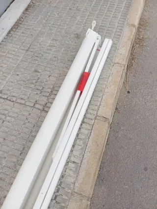 Toldo enrollable blanco 3.50cm