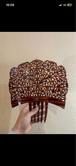 Mantilla de encaje negra