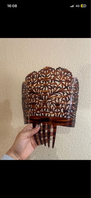 Mantilla de encaje negra