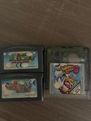 Pack 3 Juegos GBA Mario Bros