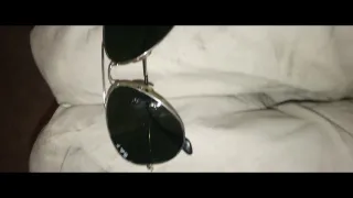 Gafas Ray-Ban Aviator Verdes y Plateadas