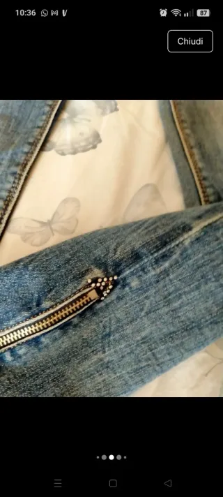 Pantaloni Jeans Donna Blu