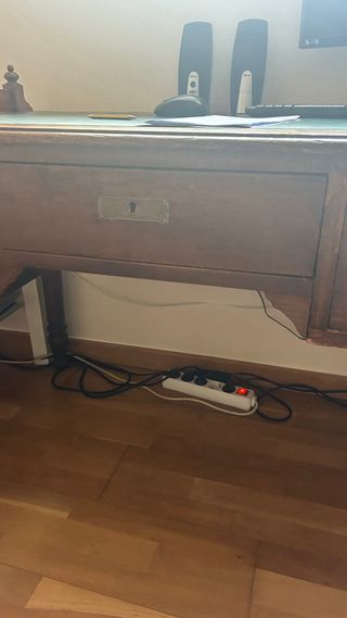 Escritorio antiguo madera restaurado