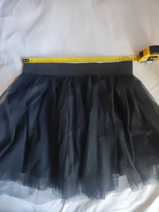 Falda tul negra talla M