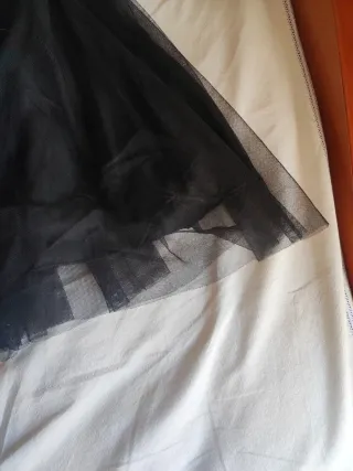 Falda tul negra talla M