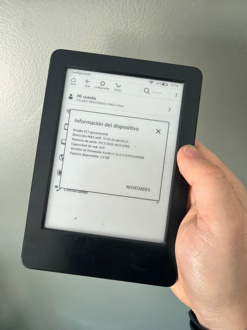 Kindle 7ª Gen 4GB Negro1 afbeelding 4