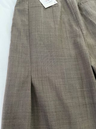 Pantalón vestir Zara marrón verdoso