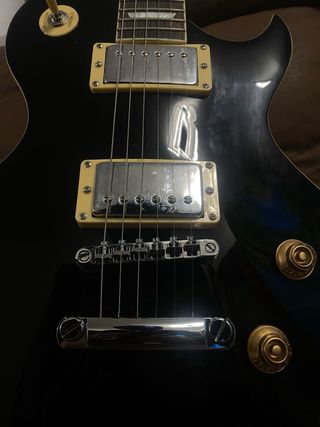 Austin Guitarra Elétrica Super 6 Pro Black AS6PROB