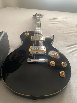 Austin Guitarra Elétrica Super 6 Pro Black AS6PROB
