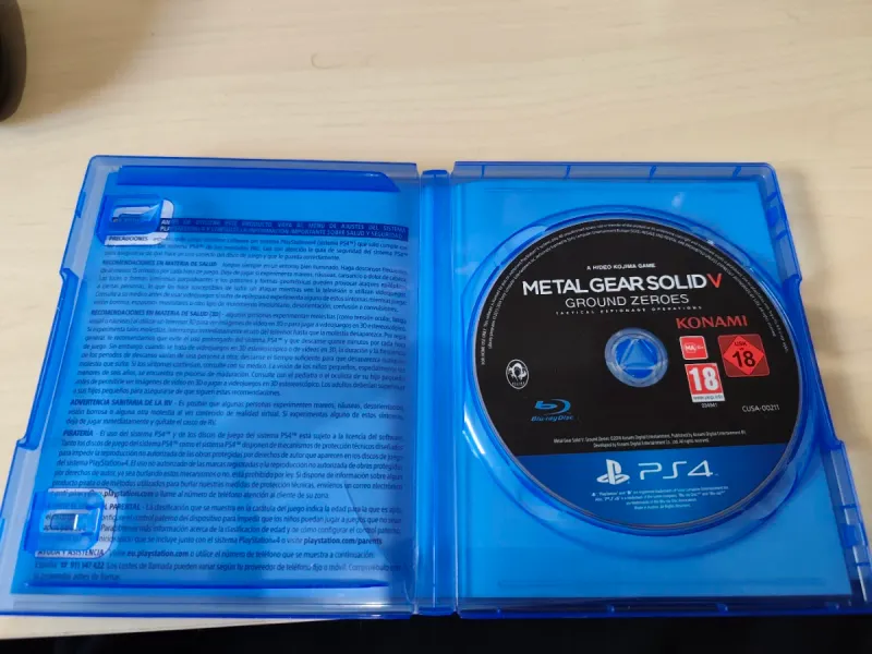 Metal Gear Solid V: Ground Zeroes PS4 (PlayStation