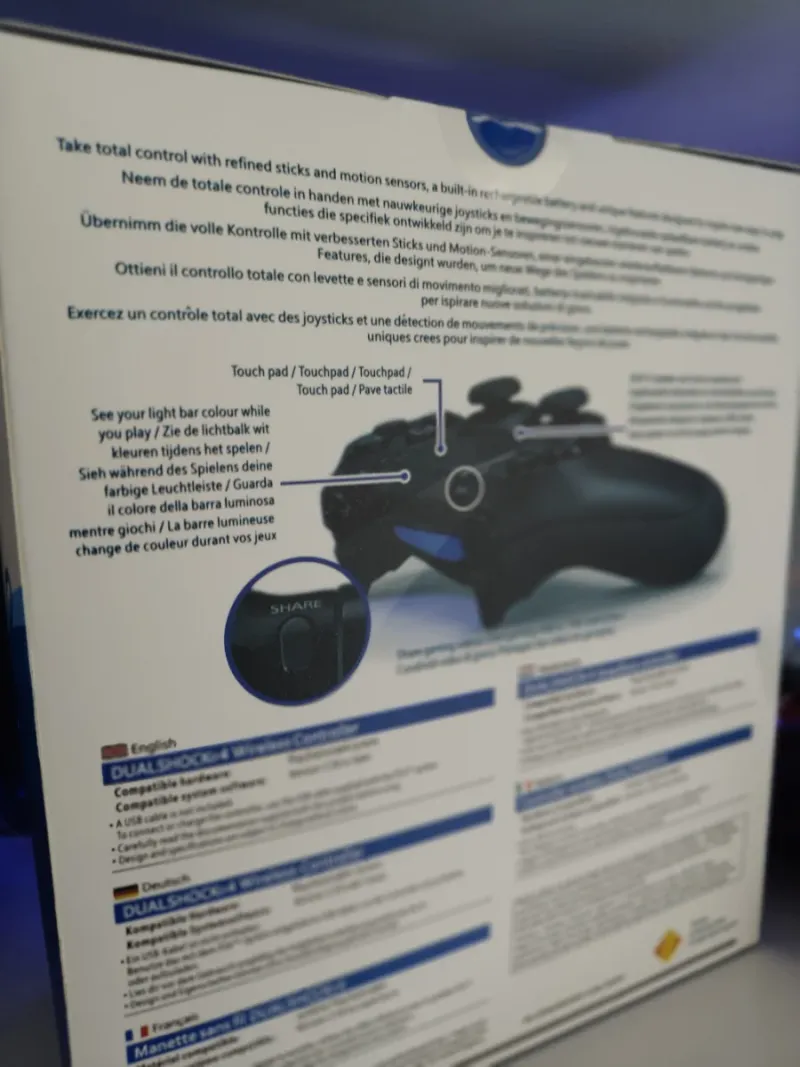 Dualshock 4 PS4 Plateado afbeelding 4