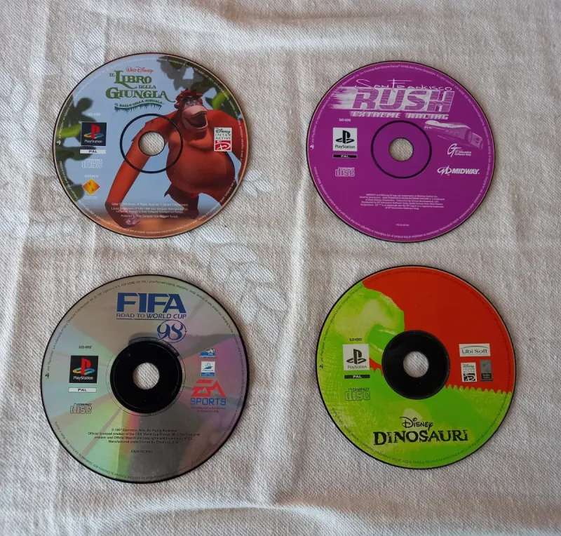Juegos de Playstation 1 de Sony - Lote de 4