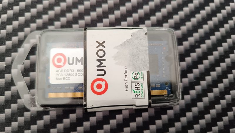 Memoria RAM Qumox 4GB DDR3 1600MHz Portátil afbeelding 2