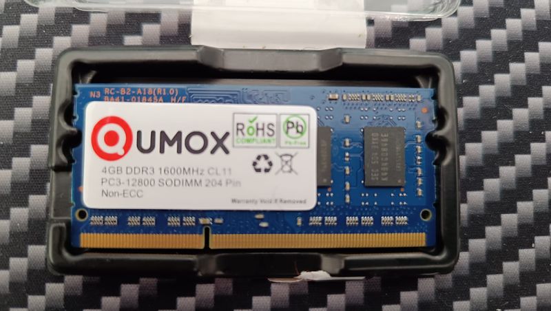 Memoria RAM Qumox 4GB DDR3 1600MHz Portátil afbeelding 4