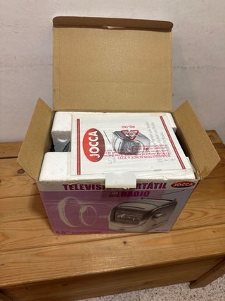 Televisión Portátil Jocca 5.5 Blanco y Negro