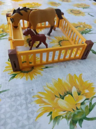 Playmobil Corral con Caballos