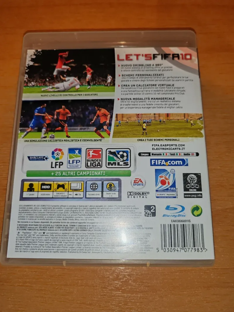 FIFA 10 PS3 (PlayStation 3) Pal Ita afbeelding 4