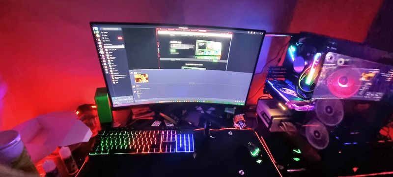 "PC Gaming RTX 3070 + Ryzen 7 5800X + Monitor 32" afbeelding 2